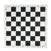 Vinyl Roll Up Board (Medium) with Black and White Tournament Chess Pieces - Image 3